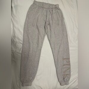 PINK Victoria's Secret Light Gray Sweatpants